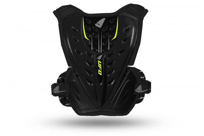 Pettorina Motocross Reactor 2 Evolution Nero Giallo Ufo